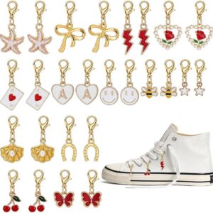Unicraftal 26 pieces shoe pendants for boots, trainers, sandals