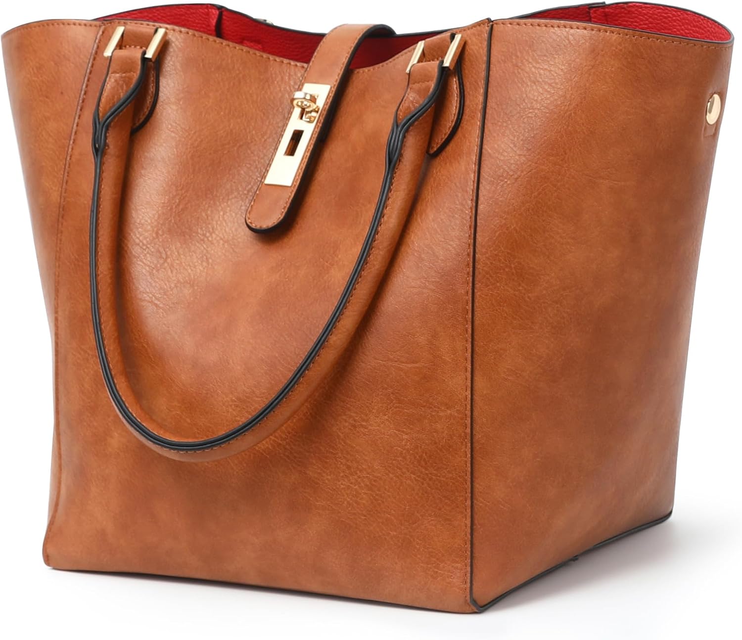 sqlp Shopper Tasche Damen Groß Leder Handtasche for Women Gross Henkeltaschen Big Bag Arbeit Handtaschen für Damen Schultertaschen