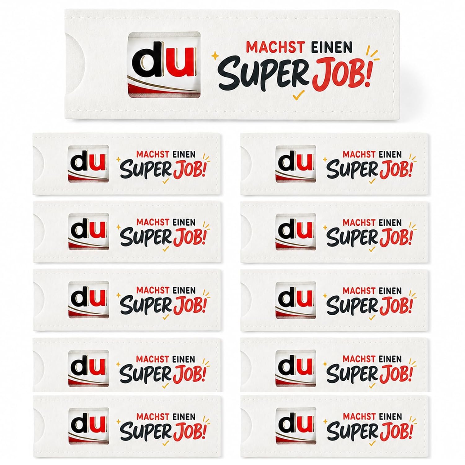 Employee Christmas Gifts, Pack of 12 Chocolate Packaging for