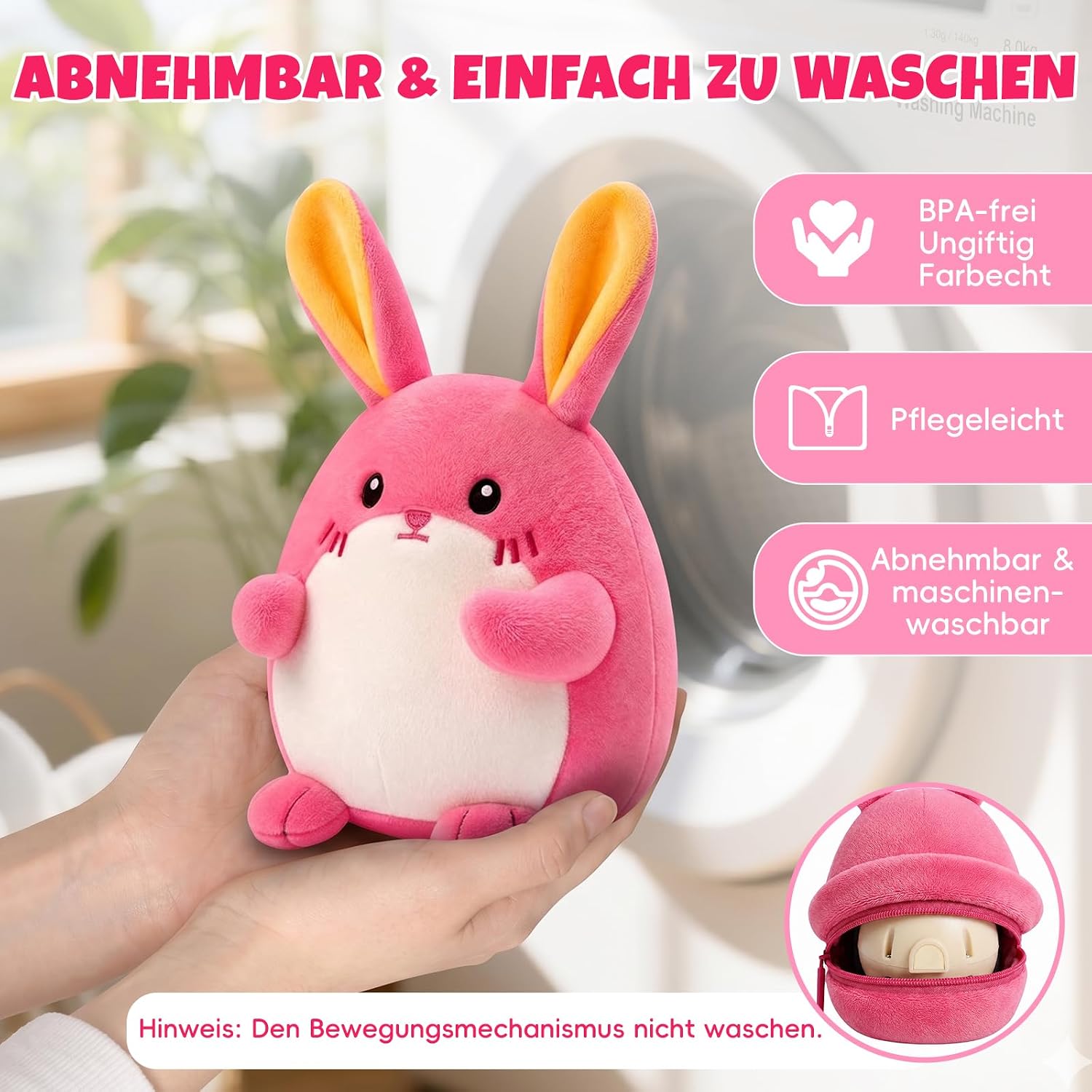 SAIMAND Baby Toy 6-18 Months Musical Rabbit Crawling Toy – Bild 5