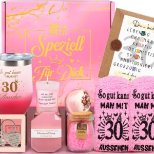 Giftota 30th Birthday Women, Gifts for Women, Birthday Gift for Wife, Personalised Gifts, 30th Birthday Gift Set, Rituals Woman for Girlfriend, Sister, Wife, Mum, Colleague