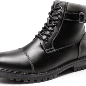Bruno Marc Men’s Motorcycle Boots Biker Boots
