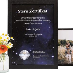 Star Christening Gift Idea Women and Men Partner Gifts & Gift Girlfriend or Gifts for Women