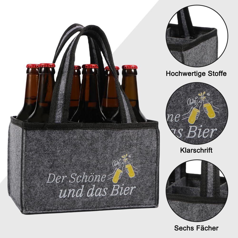 Men's Handbag, Beer Gift, Birthday Gift for Men, Men Gifts – Bild 3