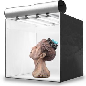 Havox Photo Studio HPB Series, size 40cm / 60cm / 80cm/ – Daylight LED lighting 5500 k – 13,000 Lumen – CRI 93 – turn your commercial photographs into e-commerce