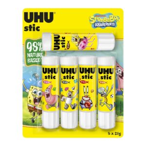UHU stic Glue Stick BTS 2026 SPONGEBOB 5 x 21 g