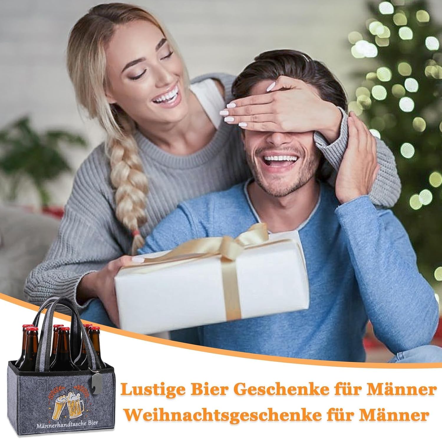 Personalised Gifts Men's Handbag, Birthday Gift for Men – Bild 5