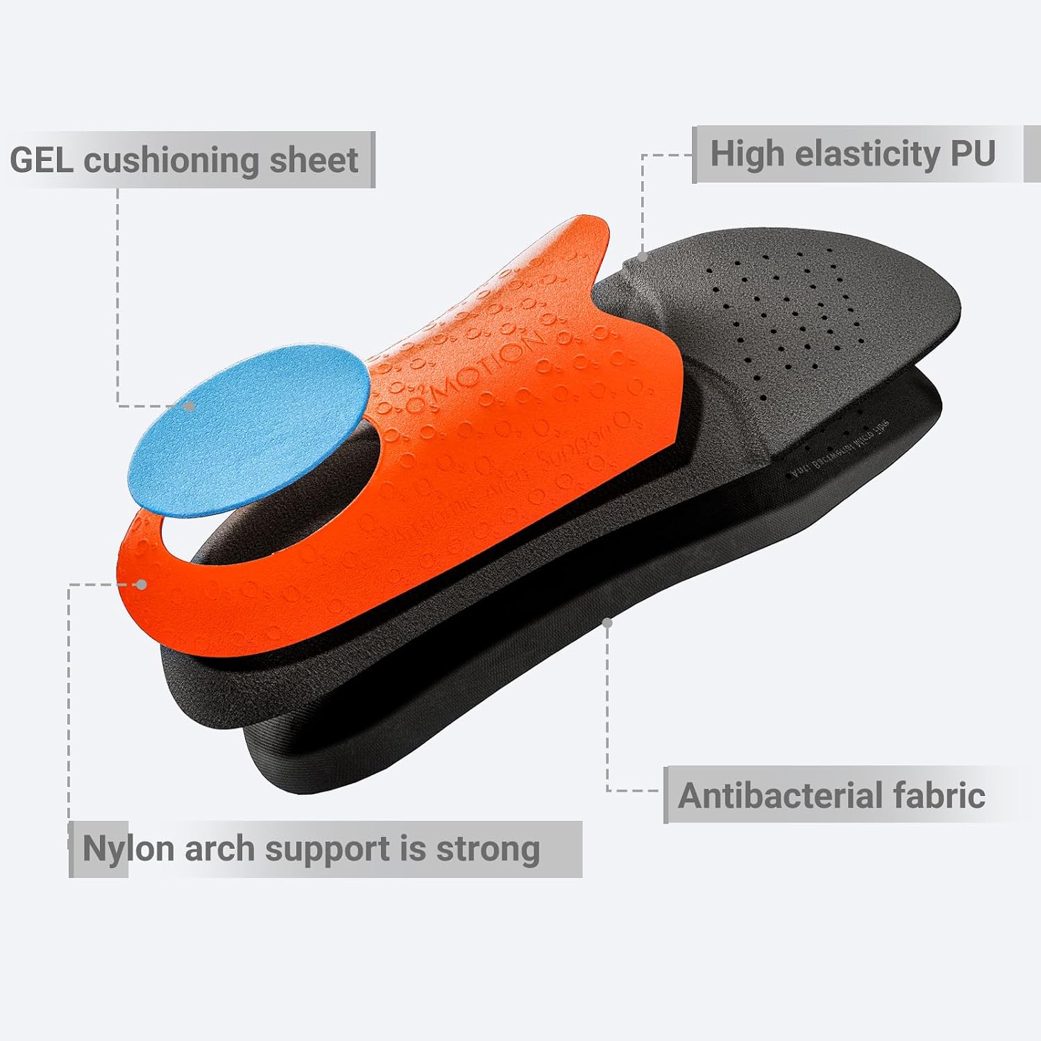 Poerkan Lightweight Leather Business Sneakers for Men - Arch Support, Odor Resistant and Anti Fatigue, for All Day Walk, Recommended by Physiotherapists – Bild 6
