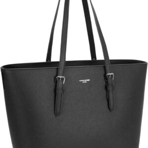 David Jones – Women’s Large Shopper Tote – Large Shoulder Bag, Work Handbag – PU Leather Handbag – Women’s Briefcase, Work Bag, A4, Laptop, Office, School Bag, Shopping Bag
