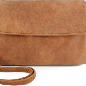 Crossbody Bags Women’s PU Leather Crossbody Bags for Women and Girls, Mini Women’s Cross Body Bags, Small Shoulder Bag with Removable Shoulder Strap for Travel, Work