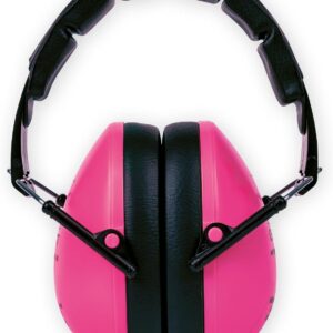 TimeTEX - Auris Plus Hearing Protection for Children Pink | Robust, Adjustable and Foldable Noise Protection Headphones with Insulation Value 24.3 dB | Contents: 1x Noise Cancelling Ear Muffs, 11 x 8 cm