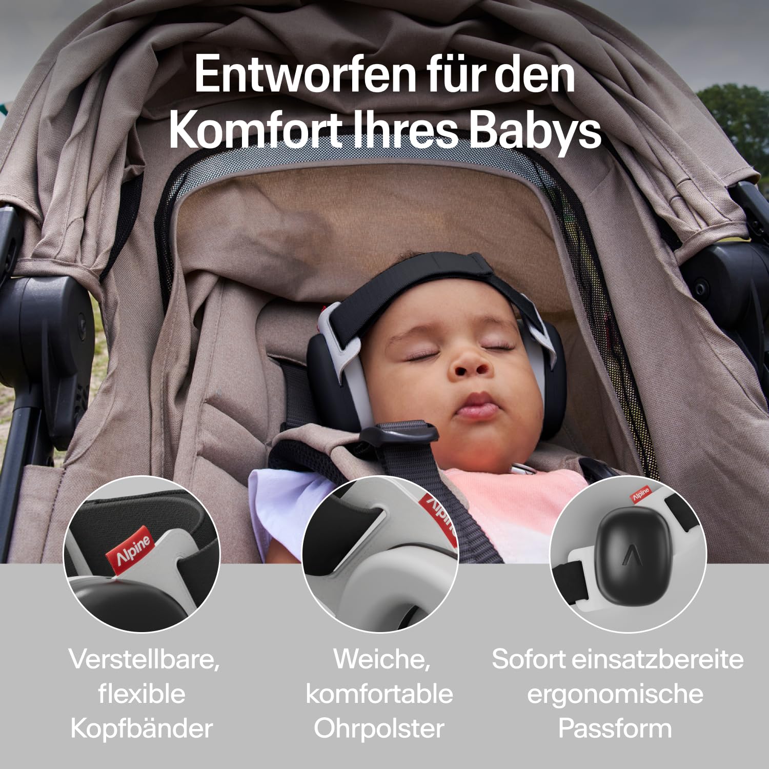 Alpine Muffy Baby Comfort Hearing Protection Headphones 24 dB up to 5 Years – Bild 3