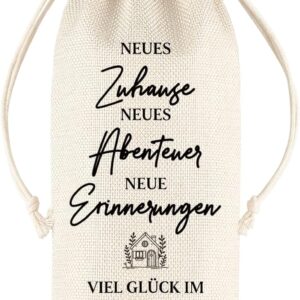 Encoink Housewarming Gifts Home and House for Girlfriend, 750 ml Wine Bag
