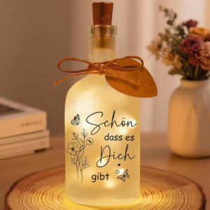 Linkax LED Bottle Light Christmas Gifts for Women Girlfriend