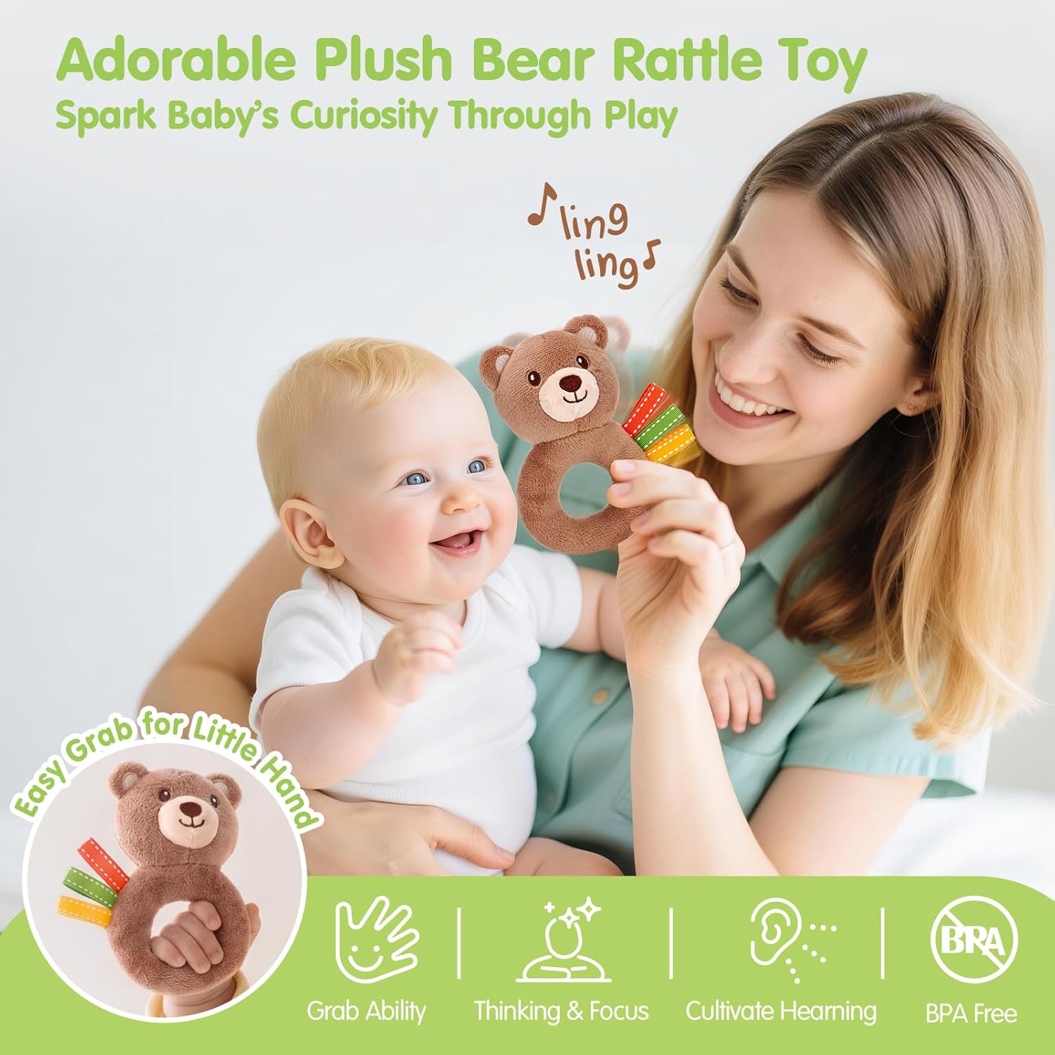hahaland 9-Piece Baby Gift, Baby Gifts for Birth Girl Boy – Bild 4