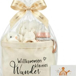 Xuniea Baby Gift Nappy Bag Gift with Greeting Card Ribbons Christmas