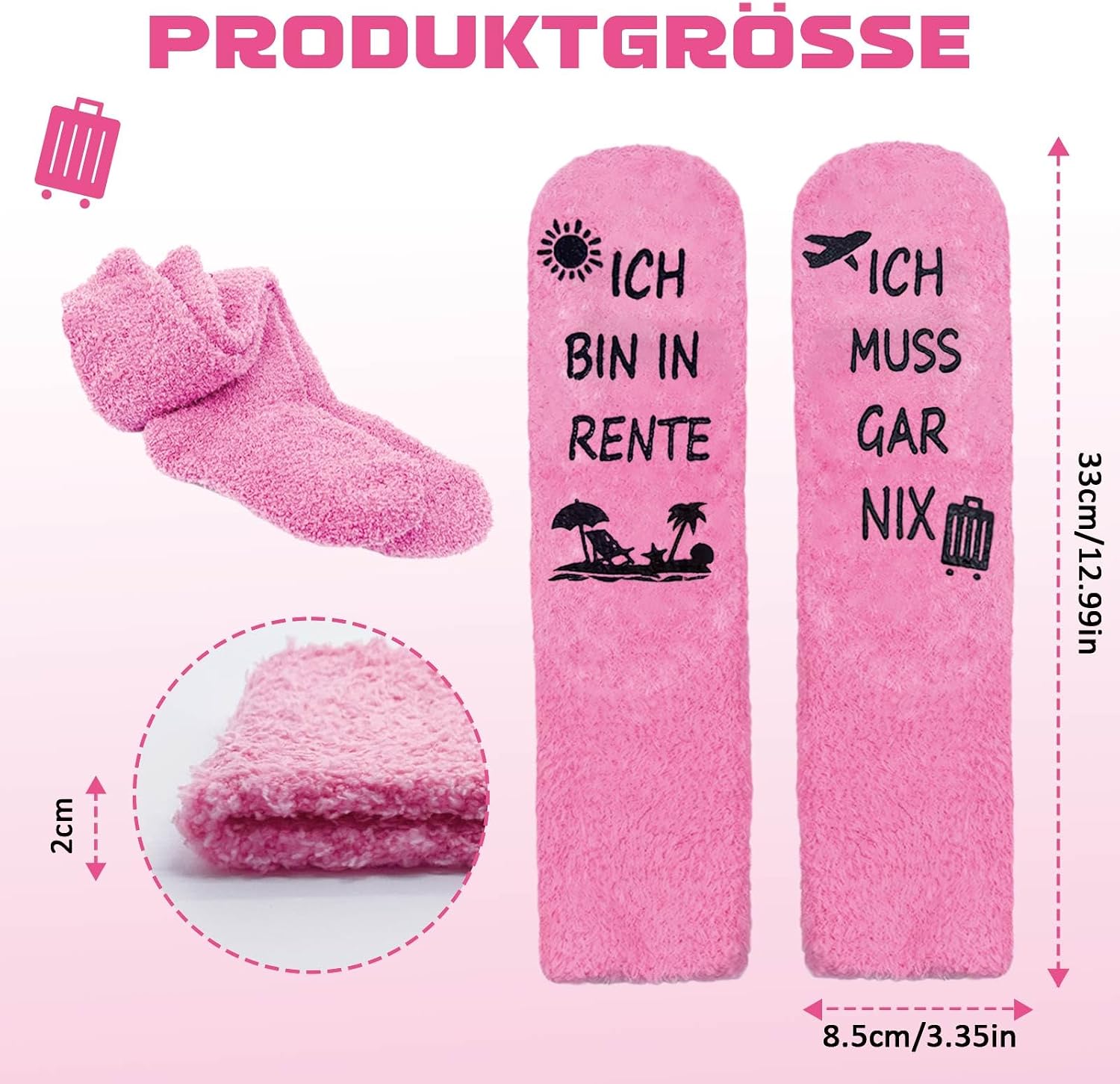 Retirement Gift, Funny Socks, Pensioner Gift – Bild 2