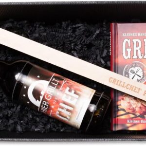 Gift Idea 'Grillchef Papa' Father's Day Birthday Box Present Basket Gift BBQ