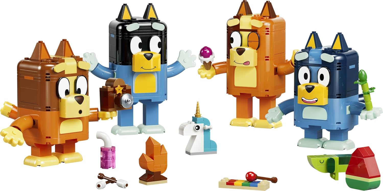 LEGO Blueys Family Stones - Educational Toy Including 4 Figures with Different Facial Expressions and Accessories - Montessori Set - Birthday Gift for Girls and Boys from 5 Years - 11217 – Bild 9