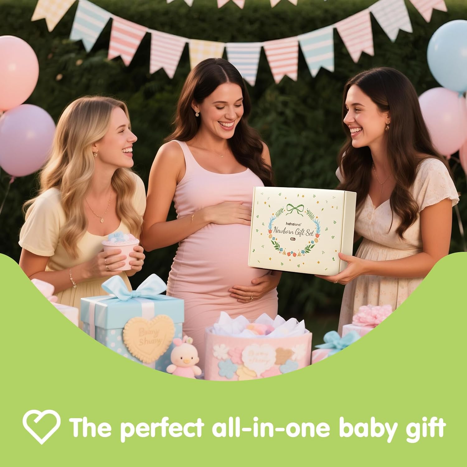 hahaland 9-Piece Baby Gift, Baby Gifts for Birth Girl Boy – Bild 8