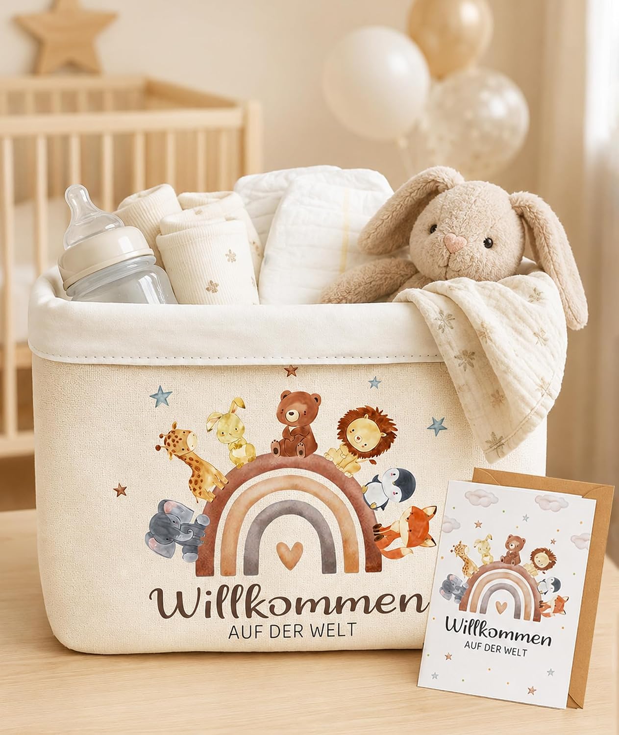 Baby Gifts for Birth Girl Boy - Nappy Bag Organiser