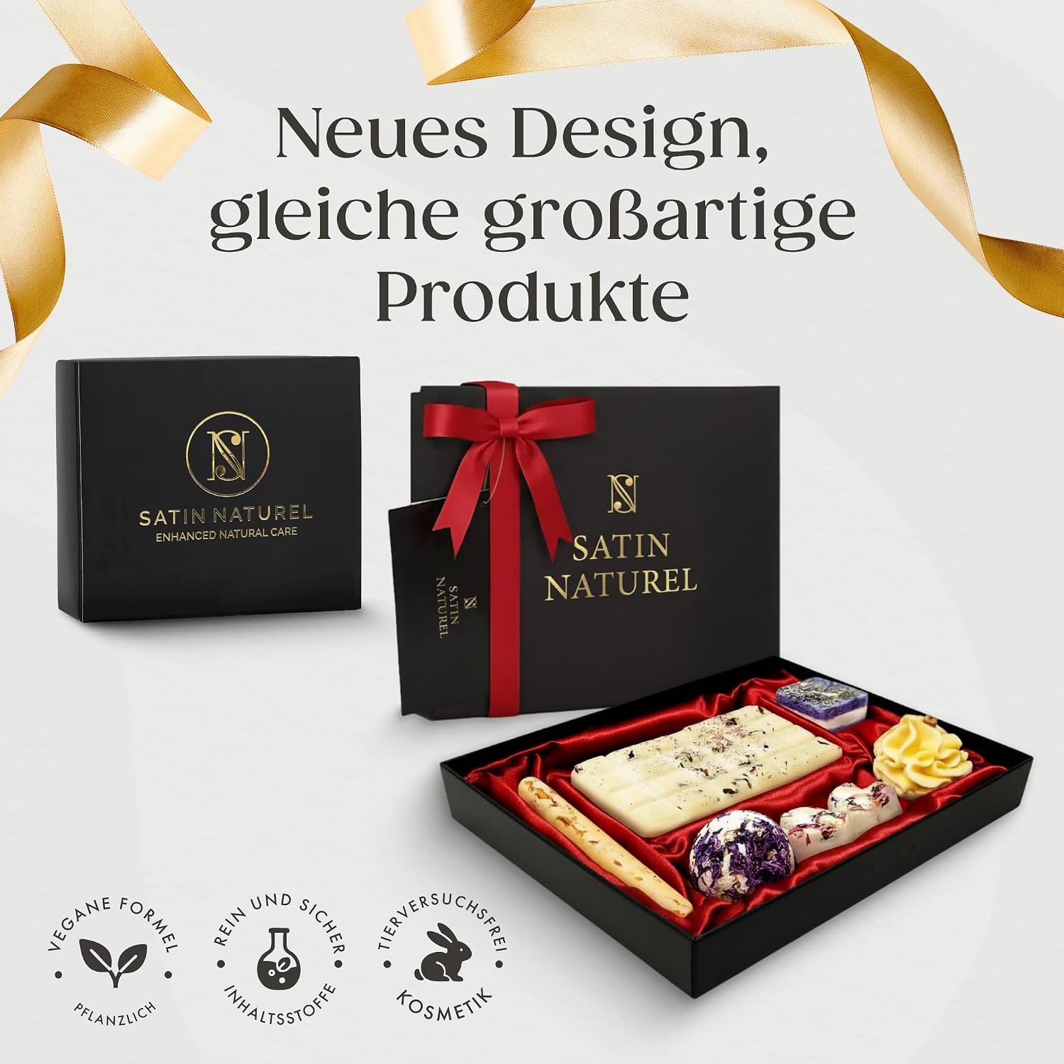 Satin Naturel 7 Luxury Organic Bath Bombs Wellness Gift Set – Bild 9