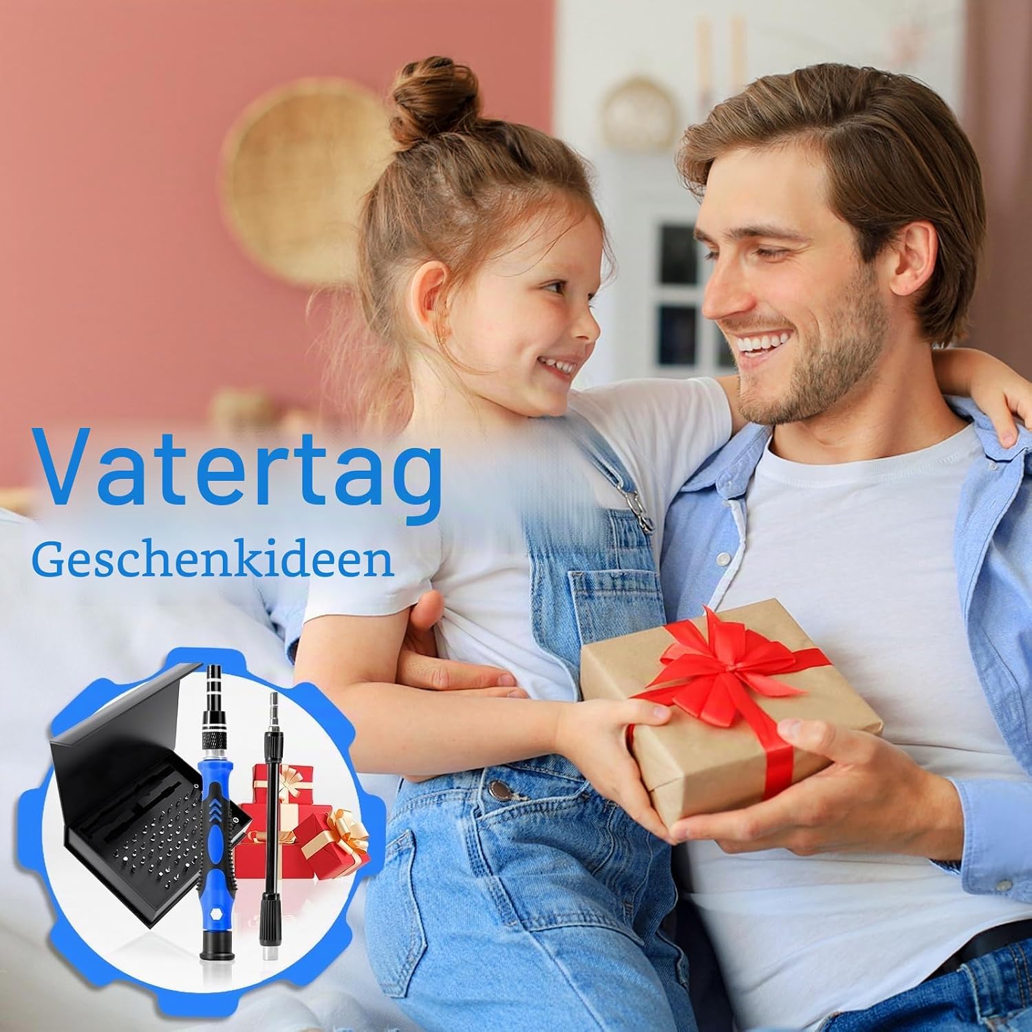 WEARXI Geschenke für Männer, 60 in 1 Schraubendreher Set – Bild 8