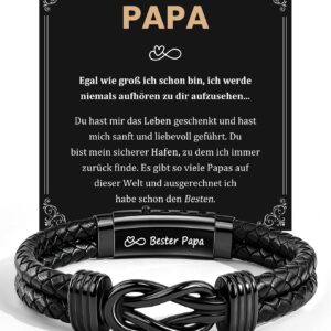 MANVEN Gifts for Men Bracelet Men's Boyfriend Husband Son Brother Dad