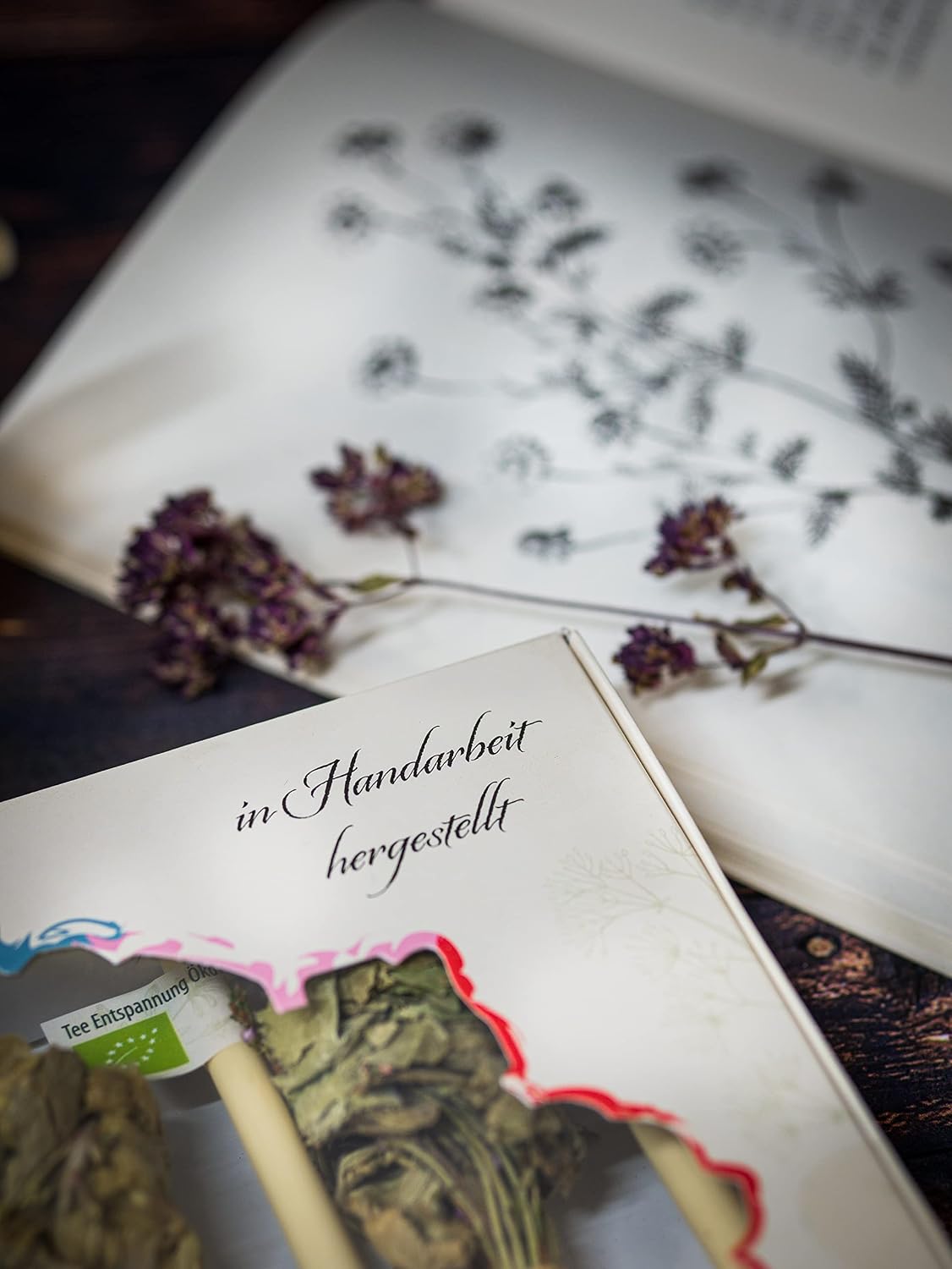 Organic Herbal Tea Sticks Collection Flowers Leaf Handmade Organic Product Gift Set Natural Premium Quality – Bild 6