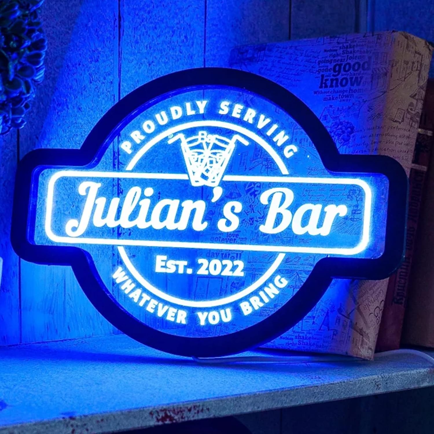 Personalised Bar Neon Sign, Personalized Bar Light Sign, Bar Light Sign, Bar Neon Light, Custom Bar LED Sign, Home Bar Neon Sign, Gift for Drinkers – Bild 3