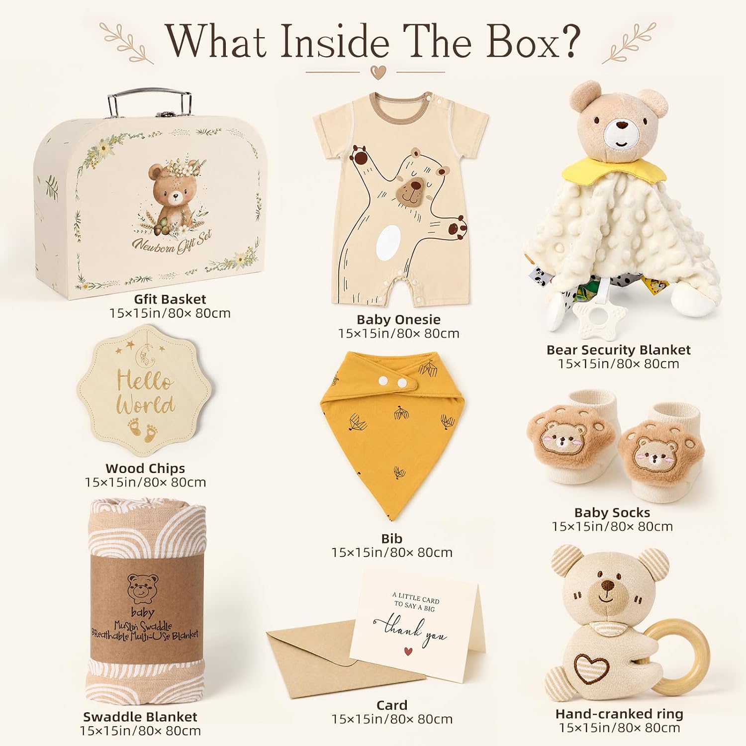 Baby Gift Set, Birth Gift for Boys and Girls – Bild 2