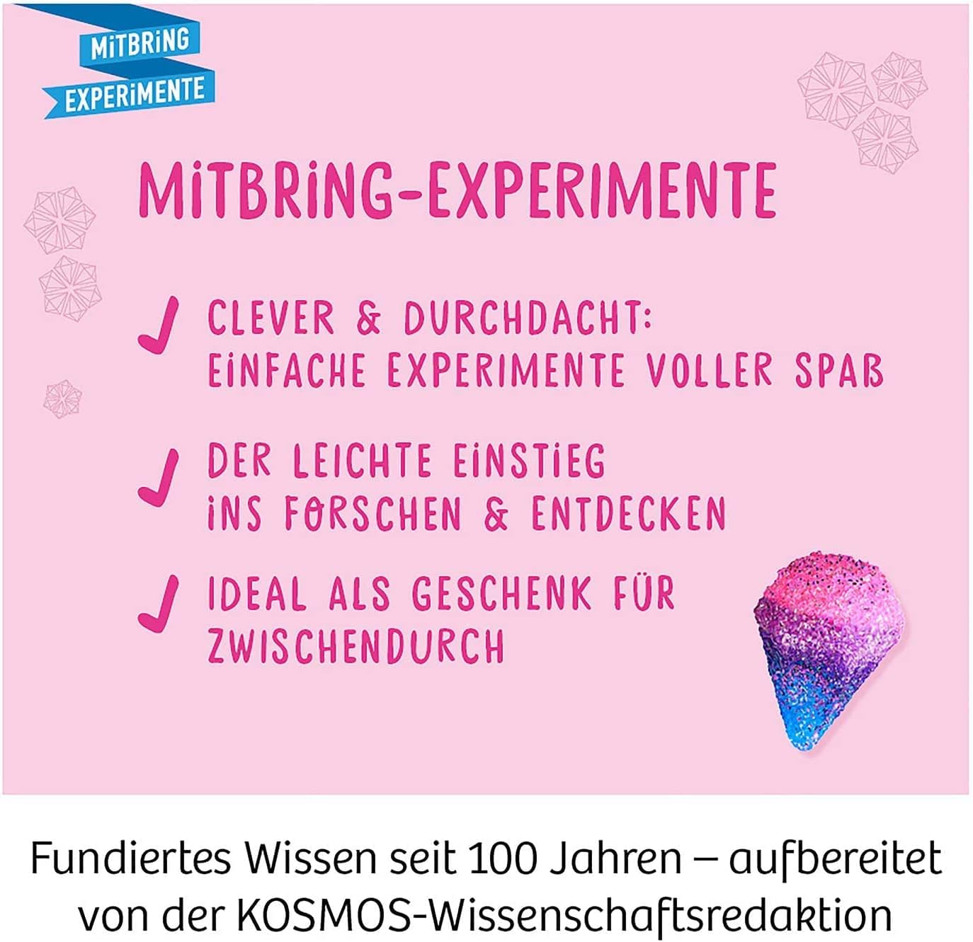 Kosmos Glitter Diamonds Experiment Kit for Children Aged 8-12 Years – Bild 6