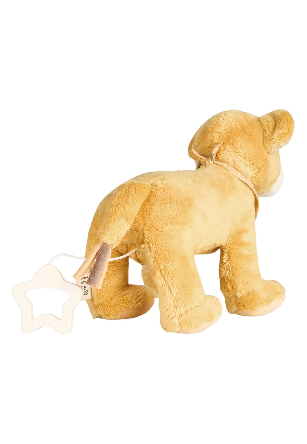 Sterntaler Music Box M Lion Leo - Made of Soft Fabric - Removable Musical Mechanism - Melody: Sandman, Dear Sandman, Practical Star Handle - Sleep Aid - Gift, from Birth, Matte Yellow – Bild 6
