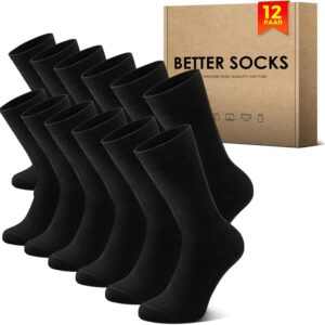NUOZA 12 Pairs of Socks Men Women Cotton Business Breathable Socks