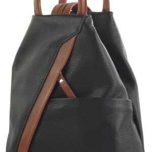 Modamoda.de - T180 - Ladies' Italian Backpack, Nappa Leather