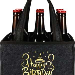 Anicy Bottle Carrier 6 Bottles Personalised Gifts Men’s Handbag, Happy Birthday, Happy Birthday