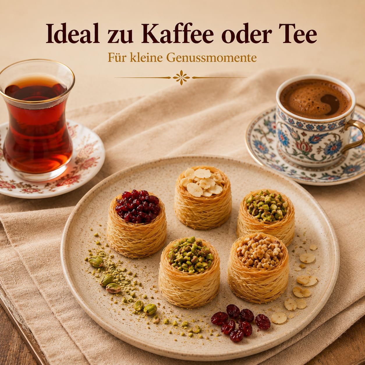 Balmy Kadayif Baklava Style Biscuit Cream & Nuts 180g – Bild 7