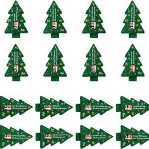 Christmas Gifts Small Items - 16 Pieces Case Felt Compatible with Duplo Chocolate Bar Gift Packaging - Funny Christmas Tree Small Gifts for Colleagues Employees Team Family Women Men