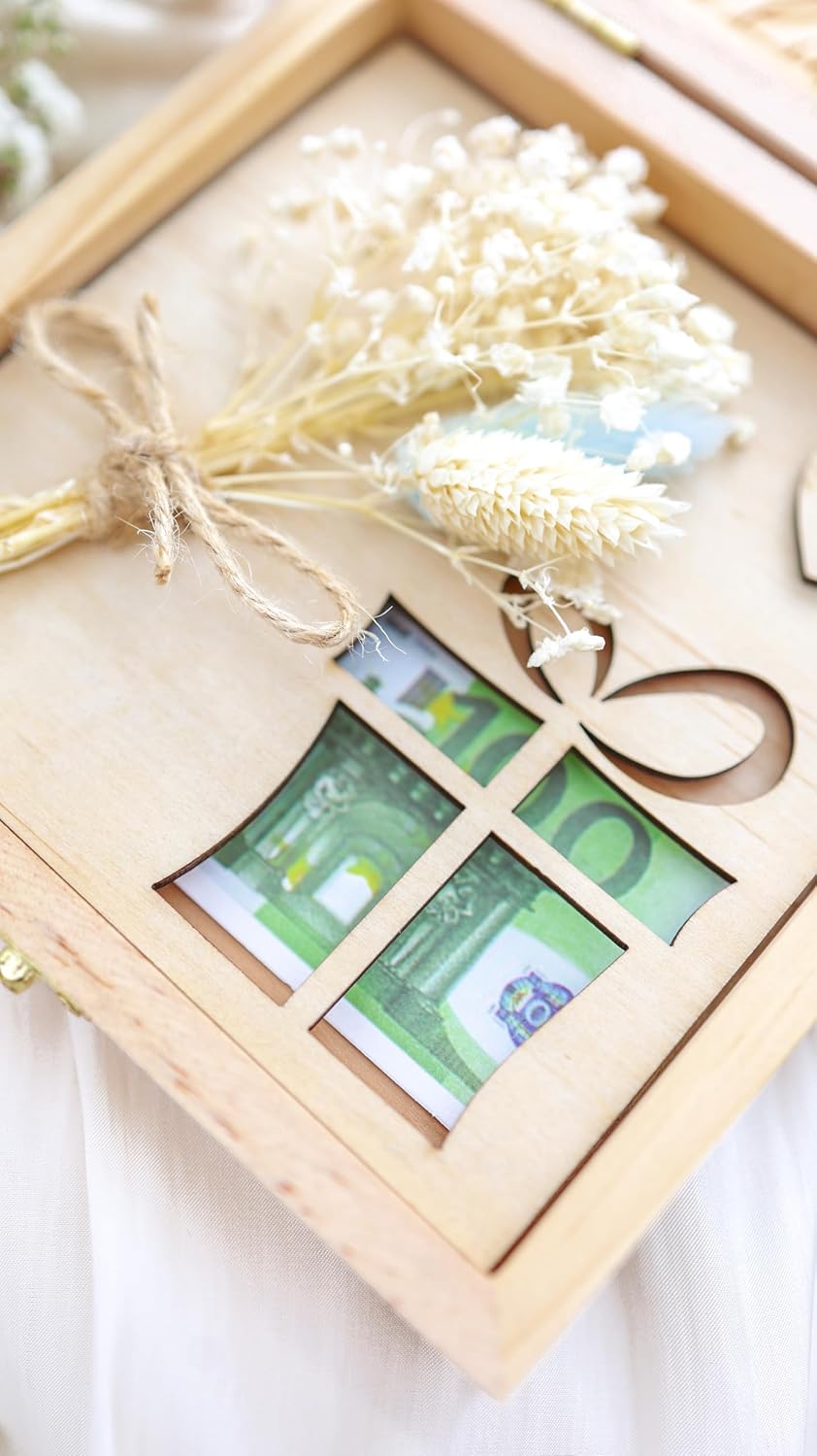 Joli Coon Money Gift Wedding Gift 14 x 14 x 3.5 cm – Bild 4