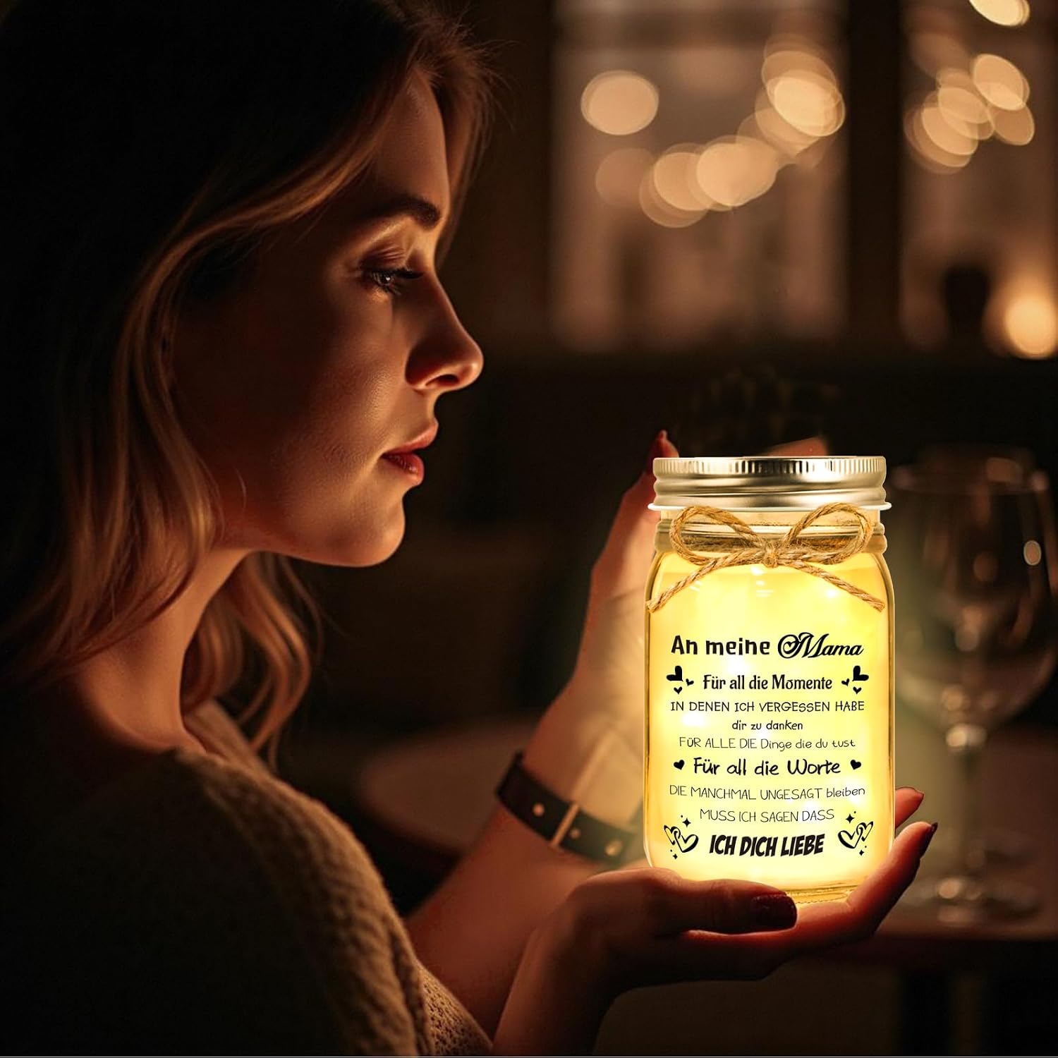 Gifts for Mum for Birthday, LED Bottle Light – Bild 2