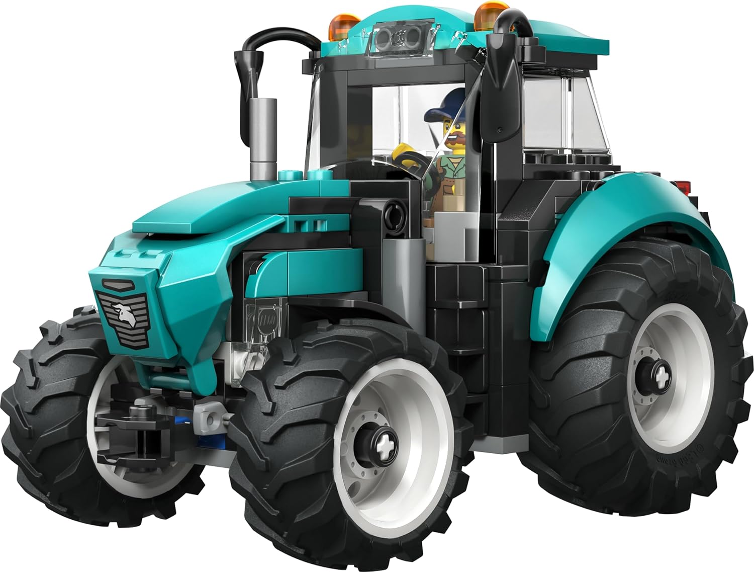 LEGO City Tractor, Toy Farm Vehicle, Model Building, with Farmer Mini Figure, Birthday Gift for Boys Aged 6 Years and Over and Technology Fans, 60498 – Bild 10