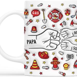 Personalised Mug Grandpa Dad - Father's Day Gift Personalised Gifts Dad, Dad Cups, Grandpa Mug (Model #7)