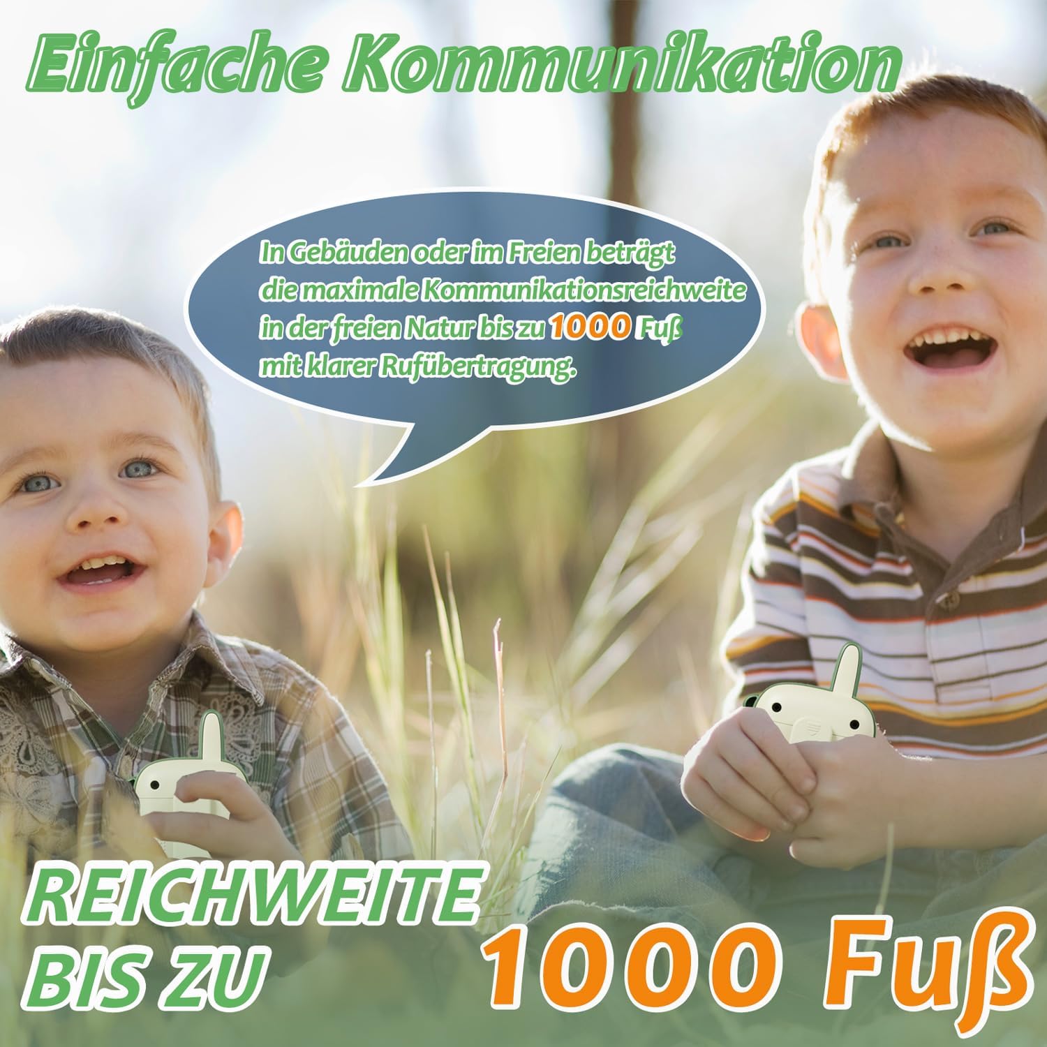 DQMOON Walkie Talkie Children, Toy from 3 4 5 6 7 8 Years Dinosaur Toy Gifts Boy 3-10 Years Outdoor Games for Children Walki Talki Children's Toy Christmas Gift Ideas Toys – Bild 3