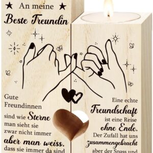 Gifts for Girlfriend, Personalised Candle Holder Gifts, Best Friend, Birthday Gift, Friendship Candlestick Gifts, BFF Gifts