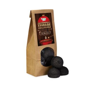 The Edible Charcoal Black Charcoal Briquettes Great Gift Idea for BBQ Garden Parties