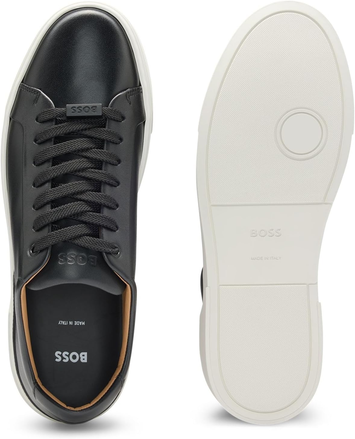 BOSS Men's Gary Tenn Gary Leather Trainers Size – Bild 5