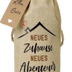 Housewarming Gift House Wine Bag Gift for Housewarming Gift Apartment 2026 New Home Gift New Adventure New Memories for Women Men
