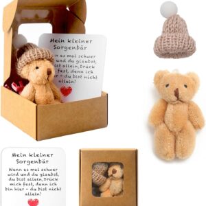 Pocket Hug Positive Mini Teddy Bear In A Box Mini
