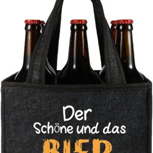 Senken Men's Handbag Beer, Beer Gifts for Men, Men's Gifts for Birthday, Funny Gifts for Men, Green, beautiful and beer