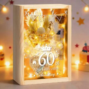 60th Birthday Woman Money Gift Packaging, 60th Birthday Decoration Gift Box